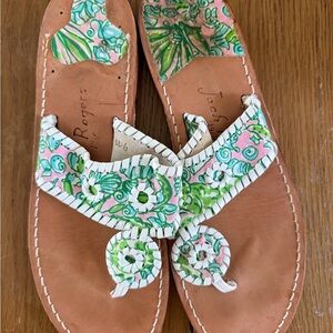 Jack Rogers Lilly Pulitzer 9 sandals